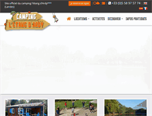 Tablet Screenshot of camping-ardy.com